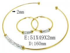 HY Wholesale 316L Stainless Steel jewelry Popular Set-HY58S0128HKS