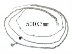 HY Wholesale 316L Stainless Steel Necklace-HY81N0347PS