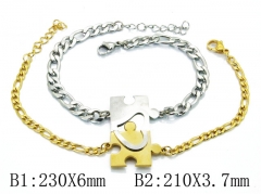 HY Stainless Steel 316L Bracelets (Charm)-HY12B0412HAA