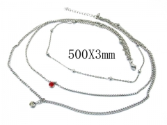 HY Wholesale 316L Stainless Steel Necklace-HY81N0348PA
