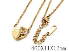 HY Wholesale 316L Stainless Steel Lover Necklace-HY93N0135PV
