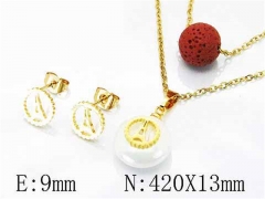 HY Stainless Steel jewelry Pearl Set-HY26S0037ML