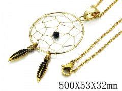 HY Wholesale 316L Stainless Steel Necklace-HY64N0039HLF