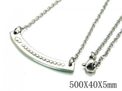 HY Wholesale 316L Stainless Steel Necklace-HY54N0423KX