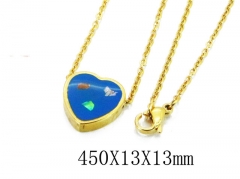 HY Wholesale 316L Stainless Steel Lover Necklace-HY12N0106KE