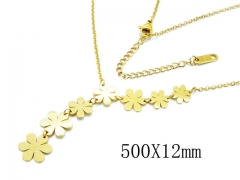 HY Wholesale 316L Stainless Steel Necklace-HY54N0389HIV