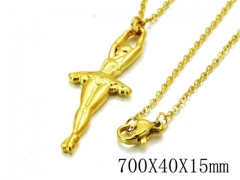 HY Wholesale 316L Stainless Steel Necklace-HY54N0425NV