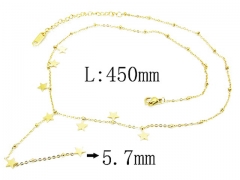 HY Wholesale 316L Stainless Steel Necklace-HY54N0340HZL