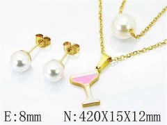 HY Stainless Steel jewelry Pearl Set-HY26S0047ML