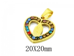 HY 316L Stainless Steel Lover Pendant-HY12P0836LV