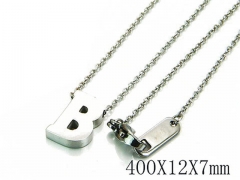 HY Wholesale 316L Stainless Steel Font Necklace-HY93N0002JLE