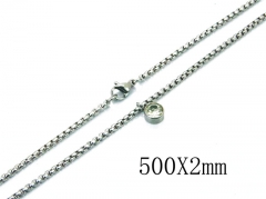 HY Stainless Steel 316L CZ Necklaces-HY81N0331OU