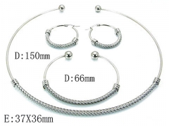 HY Wholesale 316L Stainless Steel jewelry Popular Set-HY58S0136HLW