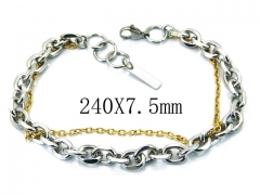 HY Stainless Steel 316L Bracelets (Charm)-HY81B0538ML