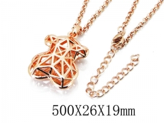 HY Stainless Steel 316L Necklaces (Bear Style)-HY90N0160IHE