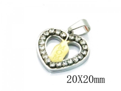 HY 316L Stainless Steel Lover Pendant-HY12P0833LX