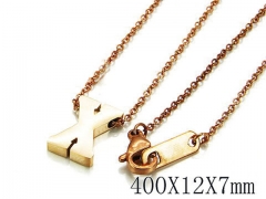 HY Wholesale 316L Stainless Steel Font Necklace-HY93N0076MQ