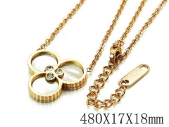 HY Stainless Steel 316L CZ Necklaces-HY93N0108HE