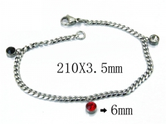 HY Stainless Steel 316L Bracelets (Charm)-HY81B0528MR