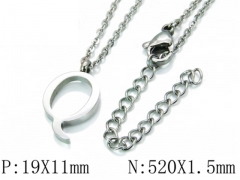 HY Wholesale 316L Stainless Steel Font Necklace-HY79N0048KQ