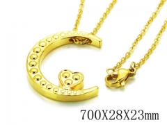HY Wholesale 316L Stainless Steel Lover Necklace-HY54N0424NC