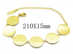 HY Stainless Steel 316L Bracelets (Charm)-HY54B0525OQ