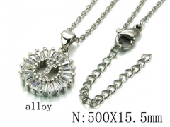 HY Wholesale 316L Stainless Steel Font Necklace-HY54N0434NF