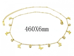 HY Wholesale 316L Stainless Steel Necklace-HY54N0374HIE