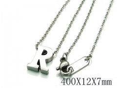 HY Wholesale 316L Stainless Steel Font Necklace-HY93N0018JLF