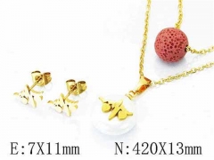 HY Stainless Steel jewelry Pearl Set-HY26S0011M5