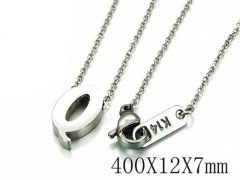 HY Wholesale 316L Stainless Steel Font Necklace-HY93N0017JLG
