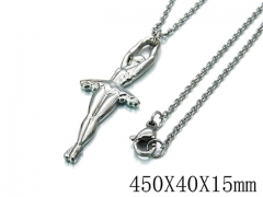 HY Wholesale 316L Stainless Steel Necklace-HY54N0413LL