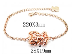 HY Wholesale 316L Stainless Steel Bear Bracelets-HY90B0375IHS