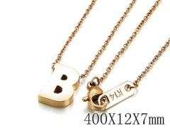 HY Wholesale 316L Stainless Steel Font Necklace-HY93N0054MU
