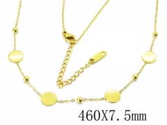 HY Wholesale 316L Stainless Steel Necklace-HY54N0391HHF