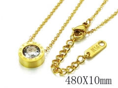 HY Stainless Steel 316L CZ Necklaces-HY93N0151NLE