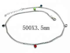 HY Wholesale 316L Stainless Steel Necklace-HY81N0357OZ
