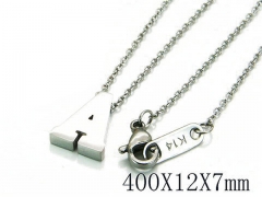 HY Wholesale 316L Stainless Steel Font Necklace-HY93N0001JLW
