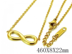 HY Wholesale 316L Stainless Steel Necklace-HY93N0154MA