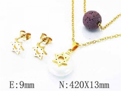 HY Stainless Steel jewelry Pearl Set-HY26S0018M5