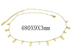 HY Wholesale 316L Stainless Steel Necklace-HY54N0380HIX