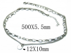 HY Wholesale 316L Stainless Steel Necklace-HY81N0350HSS