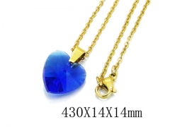 HY Wholesale 316L Stainless Steel Lover Necklace-HY12N0111JLZ