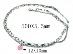 HY Wholesale 316L Stainless Steel Necklace-HY81N0353HTT