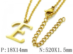 HY Wholesale 316L Stainless Steel Font Necklace-HY79N0062MLE