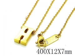 HY Wholesale 316L Stainless Steel Font Necklace-HY93N0034LT