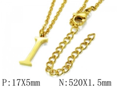 HY Wholesale 316L Stainless Steel Font Necklace-HY79N0066MLZ