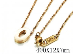 HY Wholesale 316L Stainless Steel Font Necklace-HY93N0067MV
