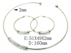 HY Wholesale 316L Stainless Steel jewelry Popular Set-HY58S0127HIF