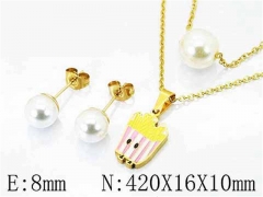 HY Stainless Steel jewelry Pearl Set-HY26S0051ML